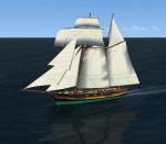 FSX/FS2004 Pilotable Baltimore Clipper "Pride of Baltimore"